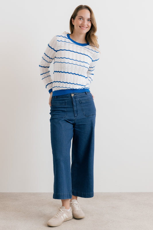 Lily & Me Sophie Jumper White