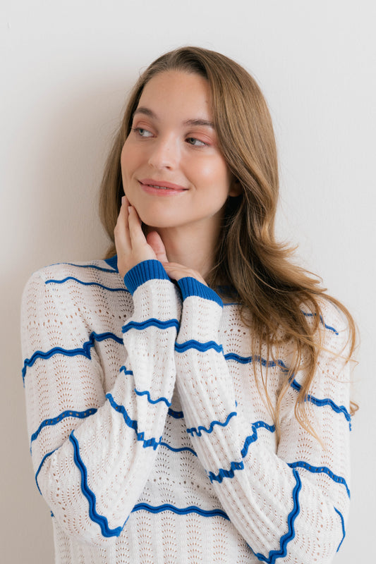 Lily & Me Sophie Jumper White