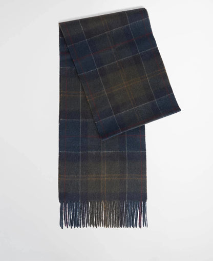 Barbour Tartan Scarf Shadow Classic Tartan