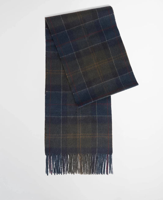 Barbour Tartan Scarf Shadow Classic Tartan