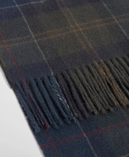 Barbour Tartan Scarf Shadow Classic Tartan