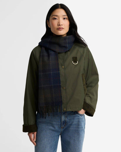 Barbour Tartan Scarf Shadow Classic Tartan
