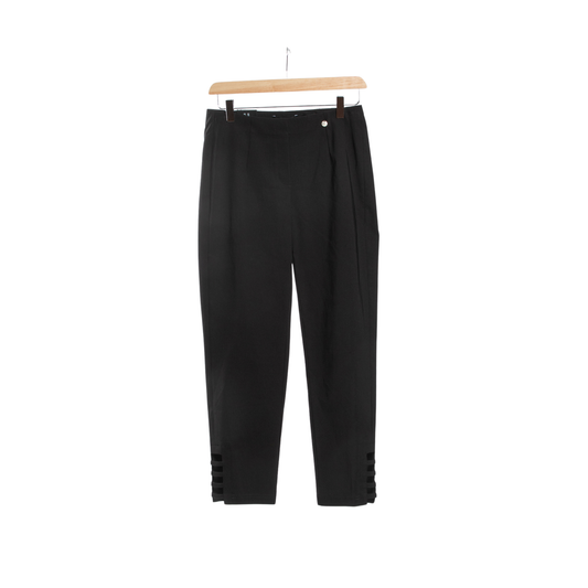 Robell Lena 09 Ankle Grazer Trousers Black