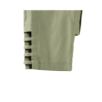 Robell Lena 09 Ankle Grazer Trousers Khaki Green