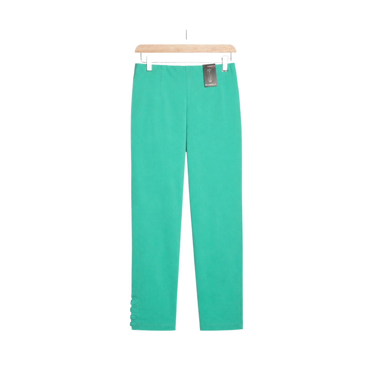 Robell Lena 09 Ankle Grazer Trousers Aqua Green