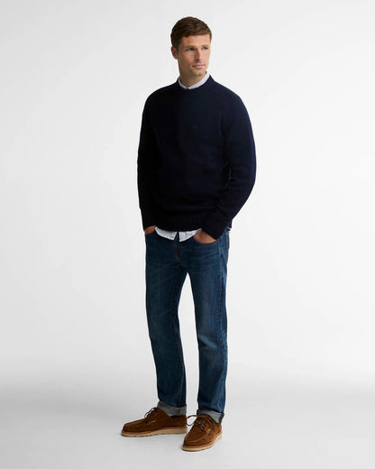 Barbour Newtown Crew Neck Jumper Navy