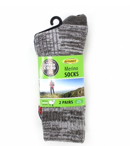 Merino Wool Socks 2 Pack