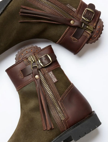 Inclement Cropped Tassel Boots