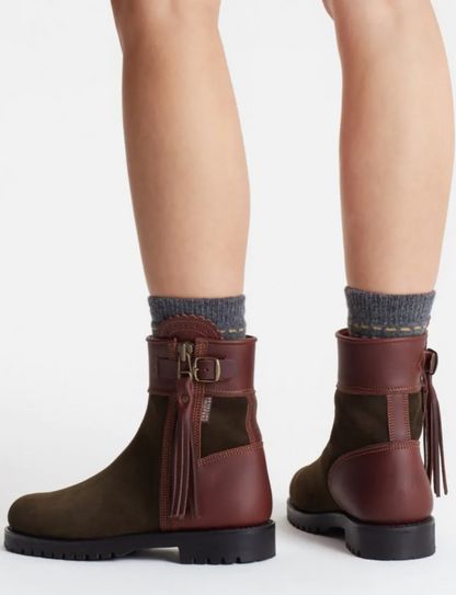 Inclement Cropped Tassel Boots