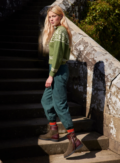 Inclement Cropped Tassel Boots