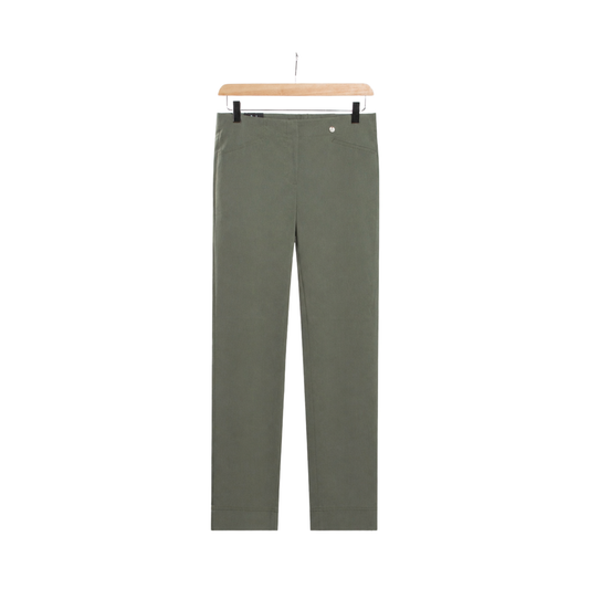 Rose 09 Ankle Grazer Trousers Ivy Green