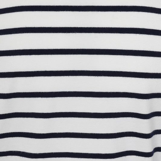 Children's White Striped Breton Top