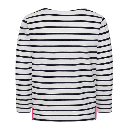 Lazy Jacks Breton Top White Striped