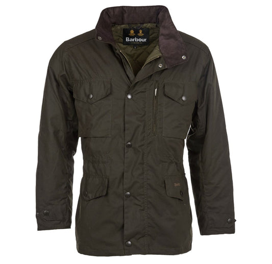 Barbour Sapper Wax Jacket Olive