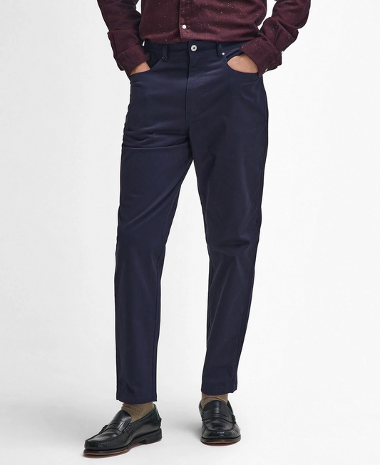 Barbour Sateen Trousers Navy