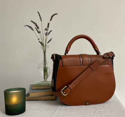 Belton Leather Saddle Bag