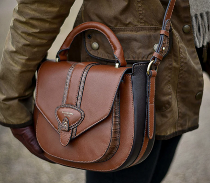 Belton Leather Saddle Bag