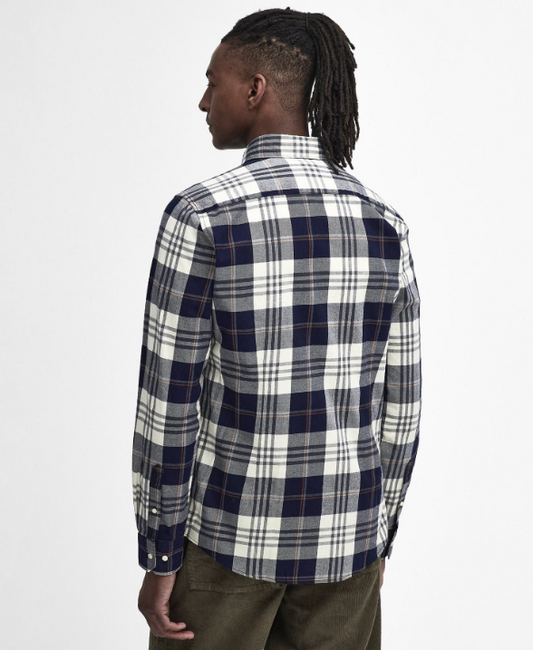 Barbour Edgar Tailored Fit Shirt Navy
