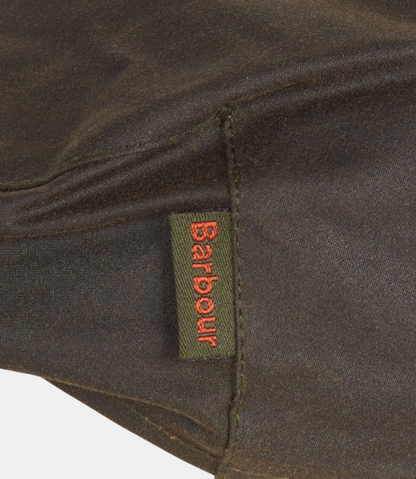 Barbour Cheviot Wax Flat Cap Olive