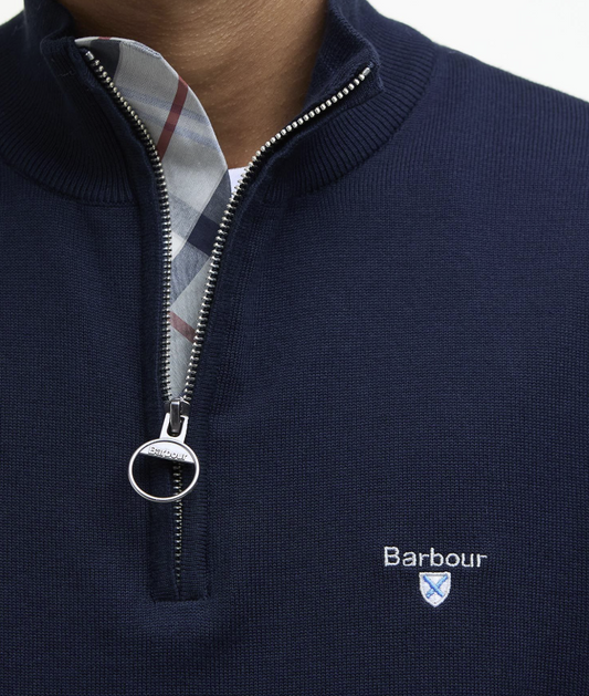Barbour Lingwood Compact Half-Zip Jumper Navy