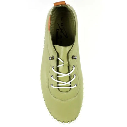 Lunar Shoes St Ives Plimsolls Khaki