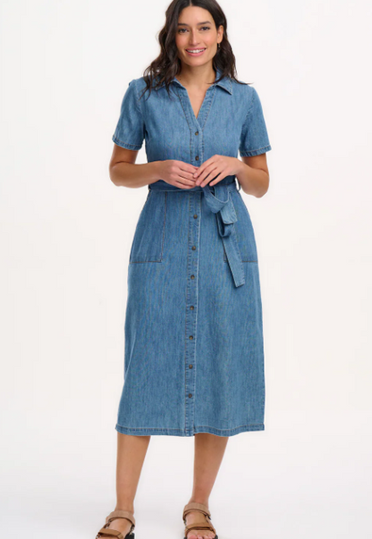 Cloretta Midi Shirt Dress