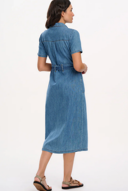 Cloretta Midi Shirt Dress