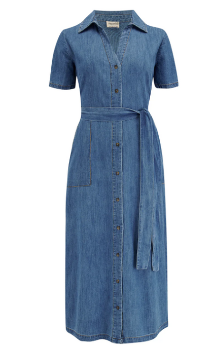 Cloretta Midi Shirt Dress