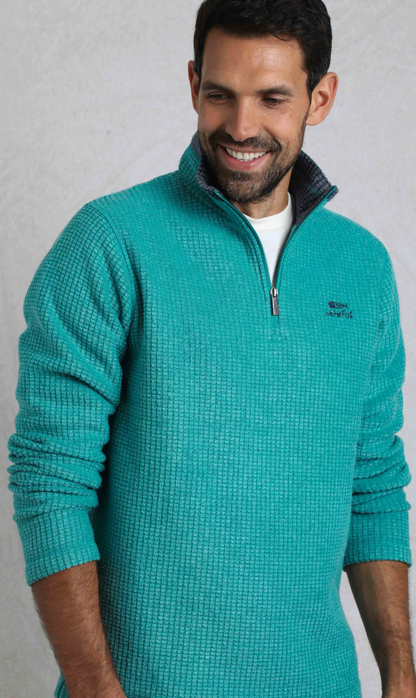 Newark 1/4 Zip Grid Fleece