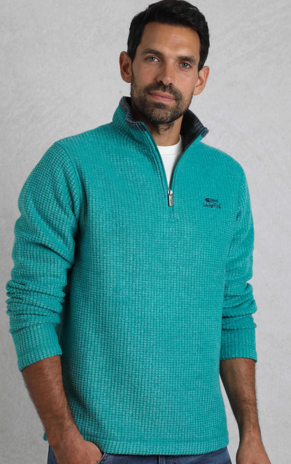 Newark 1/4 Zip Grid Fleece