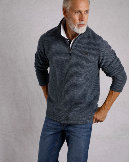 Newark 1/4 Zip Grid Fleece