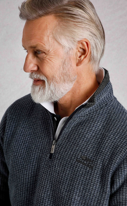 Newark 1/4 Zip Grid Fleece