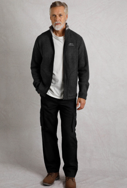 Shires Full Zip Grid Fleece