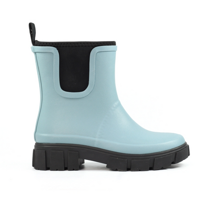 Lake Pale Blue Ankle Wellingtons