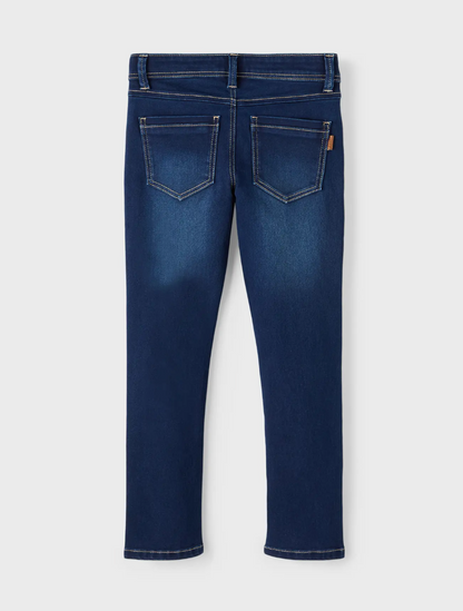 Dark Blue Denim Jeans