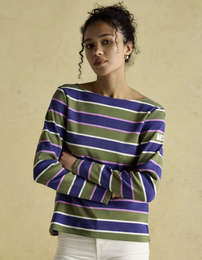 Harbour Multi Stripe Breton Top