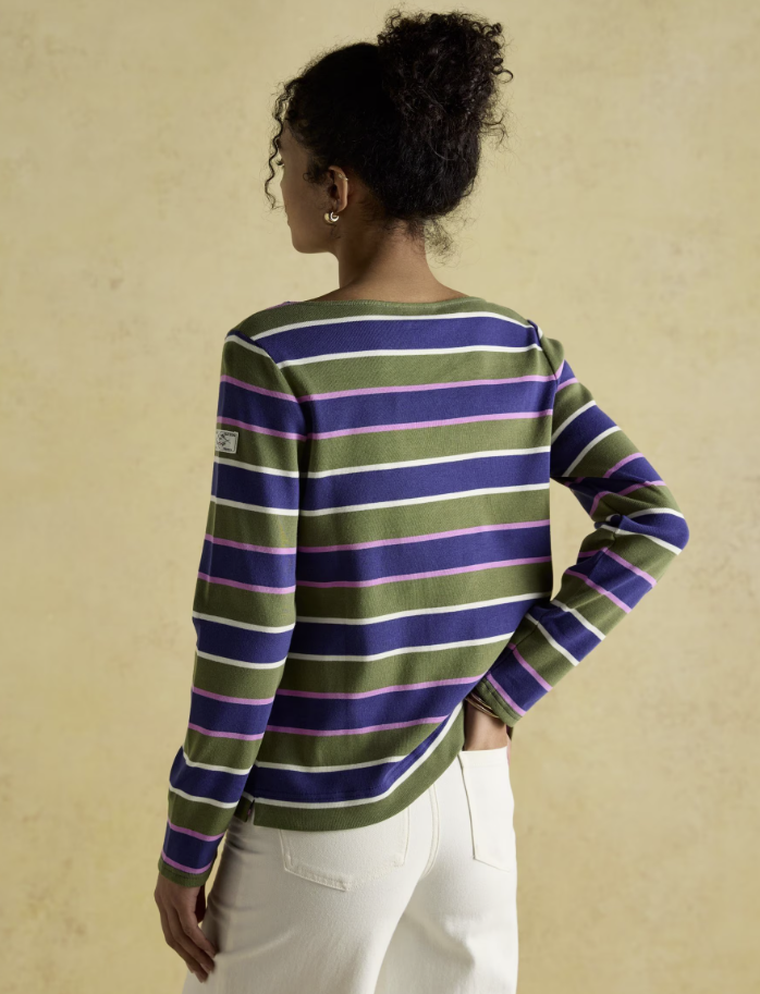 Harbour Multi Stripe Breton Top
