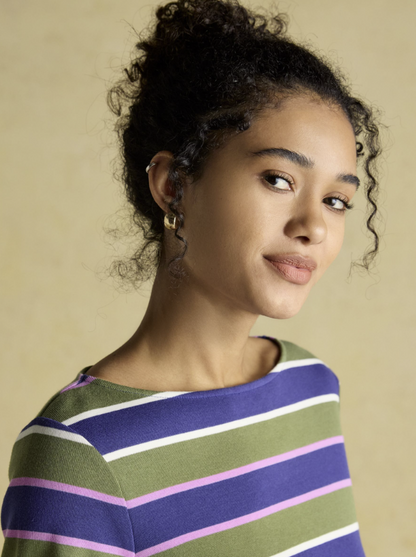 Harbour Multi Stripe Breton Top