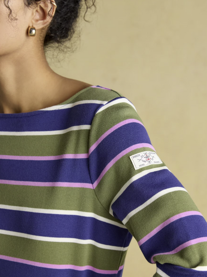 Harbour Multi Stripe Breton Top