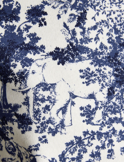Harbour Navy Toile De Jouy Top