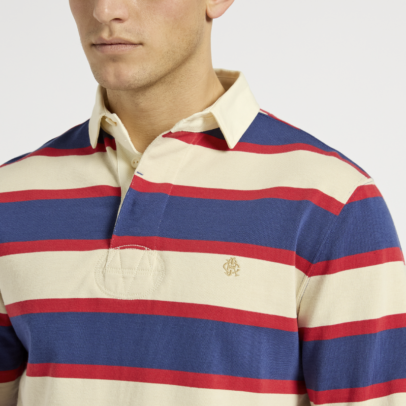 Blue & Cream Rugby Shirt