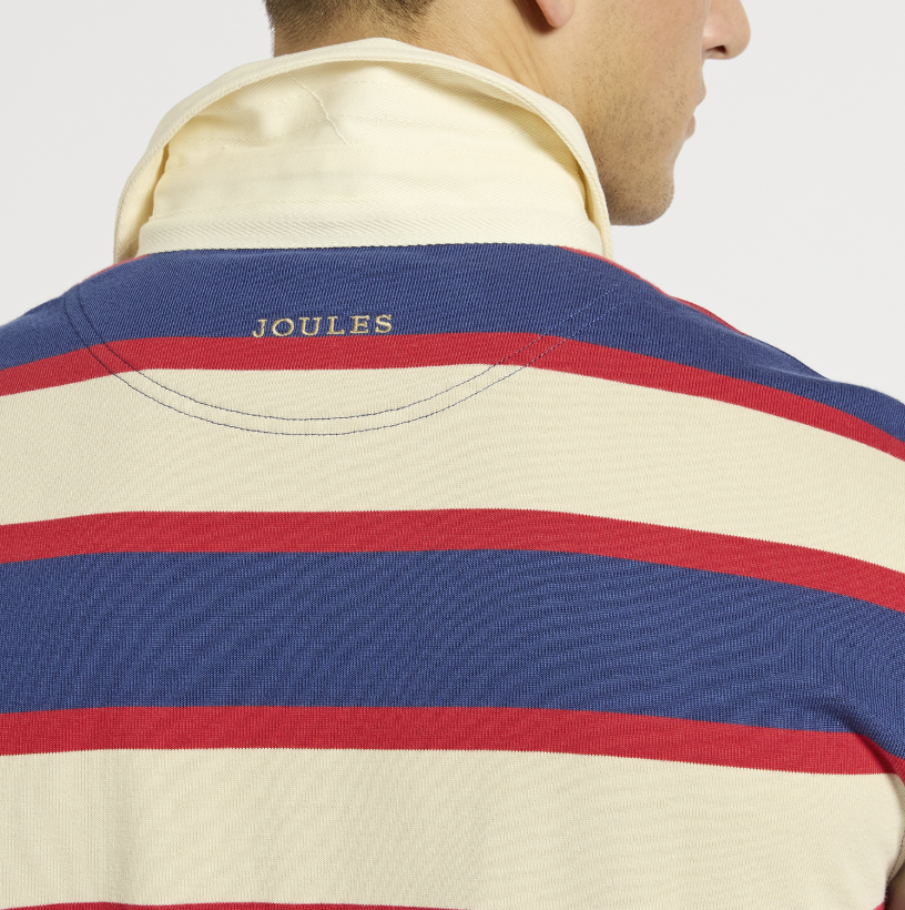 Blue & Cream Rugby Shirt