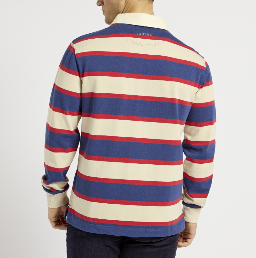 Blue & Cream Rugby Shirt
