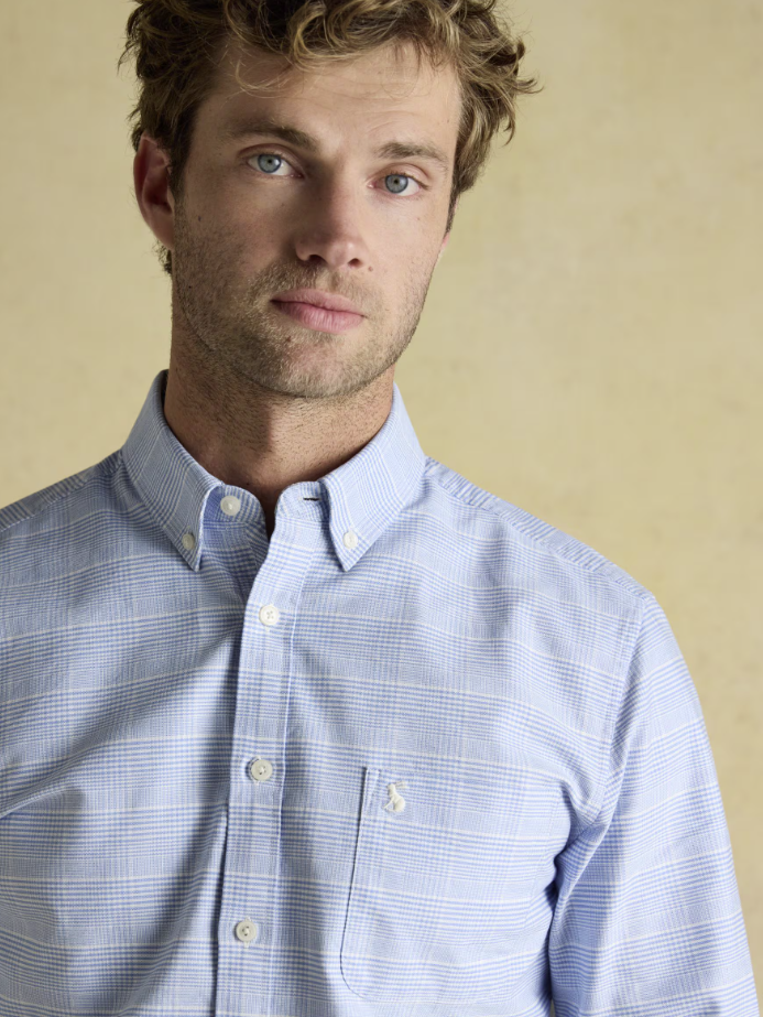 Blue Check Oxford Shirt