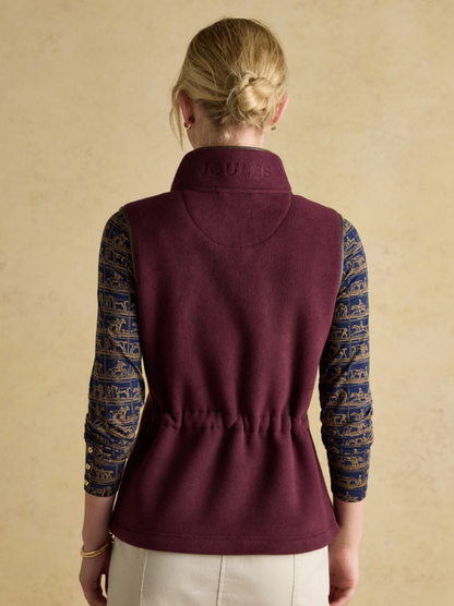 Heritage Red Fleece Gilet