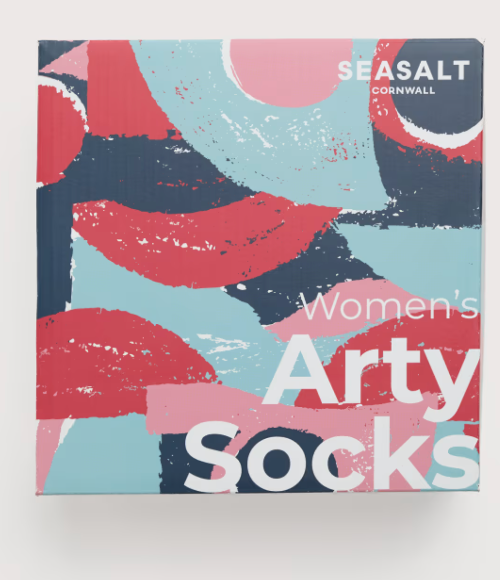 Gift Box of 4 Women's Scenic Arty Socks