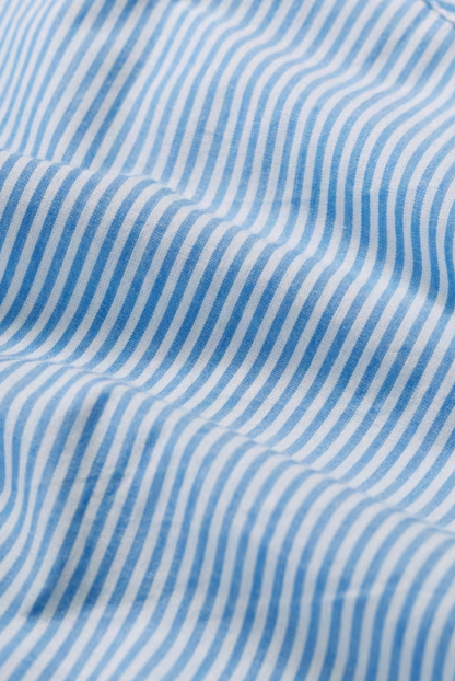 Sea Path Oversized Poplin Shirt