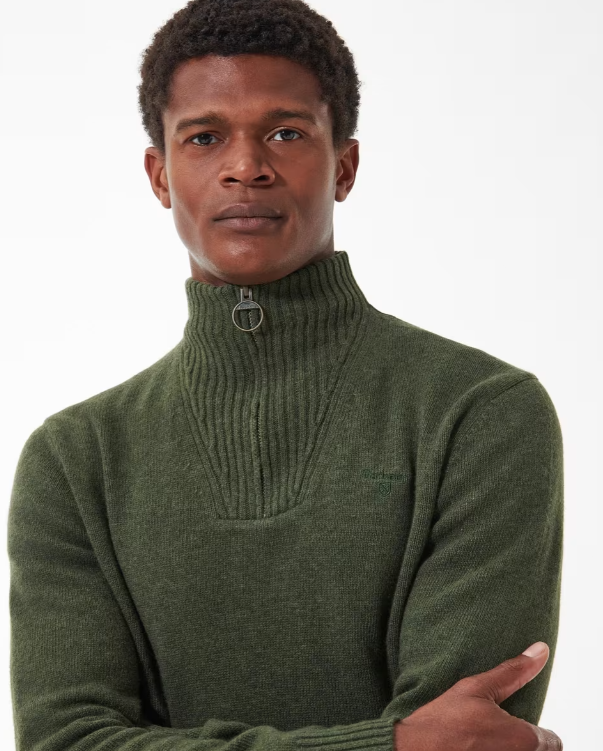 Essential Wool Half Zip Sweater