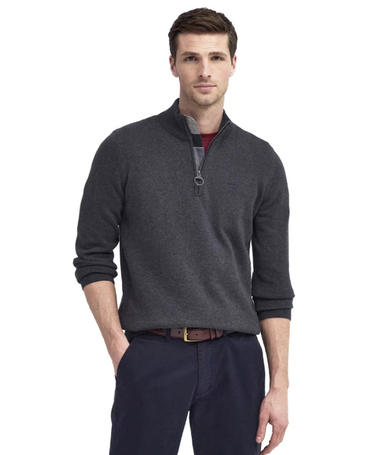 Cotton Half Zip Sweater