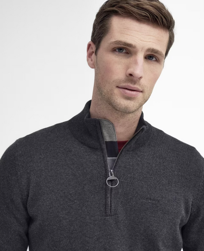 Cotton Half Zip Sweater